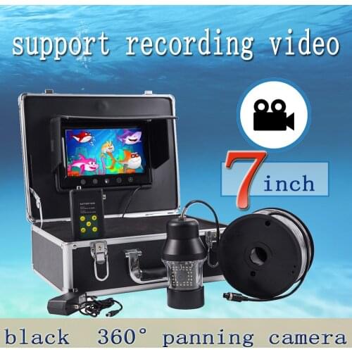 Underwater Video Fishing Finder Kit 12 Infrared 24 White LED Lake Fish Cam Professional System with Control Box and 5mm Cable