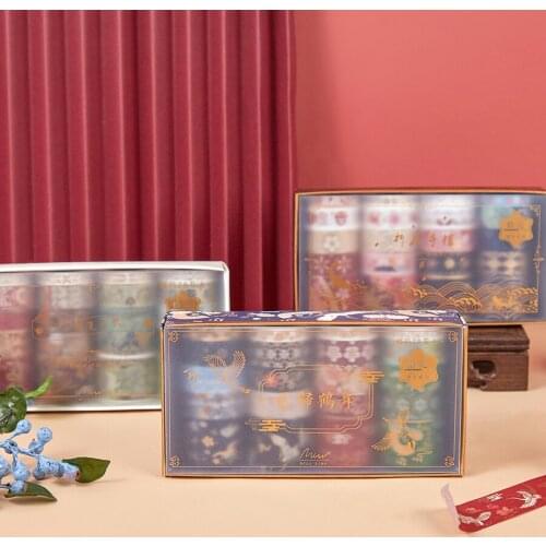 Gilding of brocade hand account Paper Washi Tape Set Spring Flower Star Food Sweet Decoration Masking Tapes Sticker Student