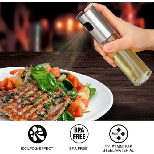 Kitchen Baking Olive Oil Spray Bottle Oil Empty Bottle Vinegar Bottle Oil Dispenser Grill BBQ Sprayer BBQ Kitchen Tools Salad