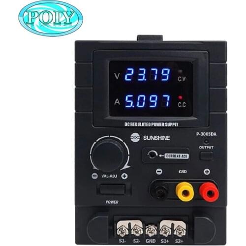 Sunshine P-3005DA 30V 5A 4 digital display regulated power supply DC Mobile Phone Repair Intelligent Power Source