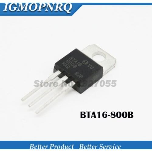 10pcs BTA16-800B TO-220 BTA16-800 TO220 BTA16 800V 16A 16-800B new and