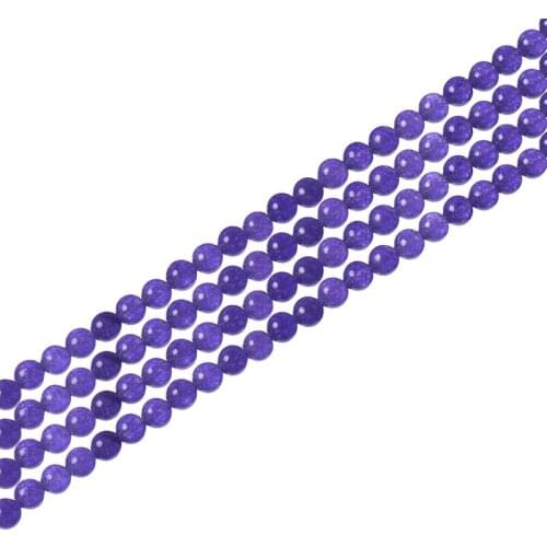 2mm 3mm natural stone dark purple jades round beads chalcedony stone fit diy necklace b racelet loose spacers beads 15inch B460