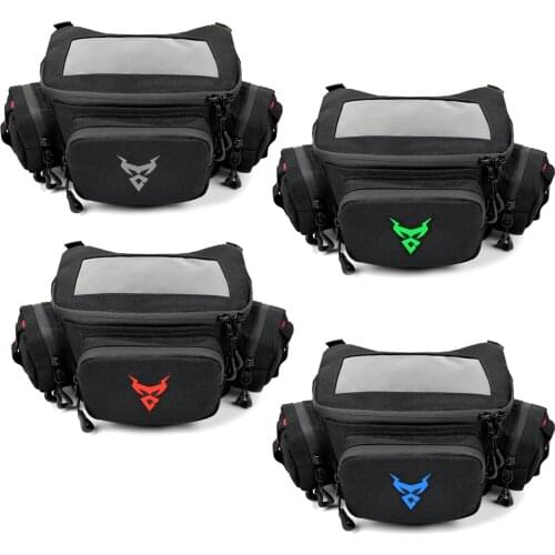 2021 New Touch Screen Universal Motorcycle Tank Bag Oxford Waterproof Oil Fuel Bag Scooter Motorbike Moto Saddle GPS Phone Bag