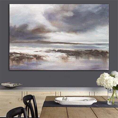 Abstract Landscape Picture Wall Poster Modern Style Canvas Print Painting Art Cuadros Living Room Unique Decoration Dropshipping