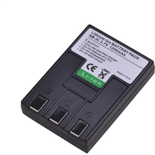 1Pcs 1200mAh NB-3L NB3L NB 3L Camera Battery Pack for Canon IXUS IIS SD110 IXY i2 i5 S700 750 700 IS IIS SD20 PC1114 PC1060 110