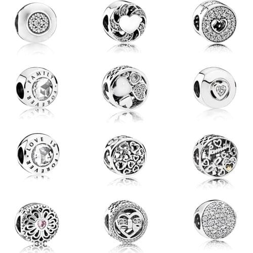 CHAMSS High-quality Exquisite 925 Silver Love And Friendship, Openwork Charm, Bond, Home Diy Original Female Jewelry