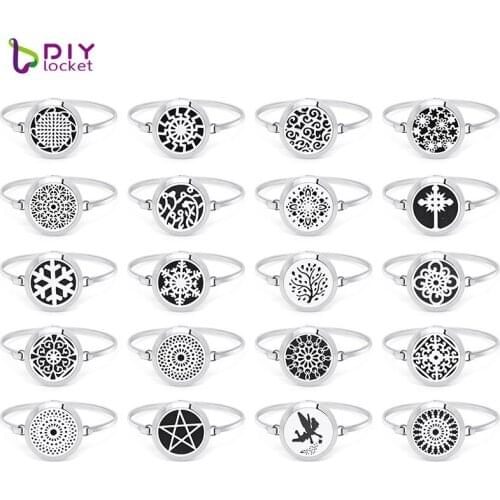 316L Stainless Steel 30mm Aromatherapy Diffuser Bracelet Fashion Wholesale Diffuser Bracelet Jewelry AD141-160-Z01