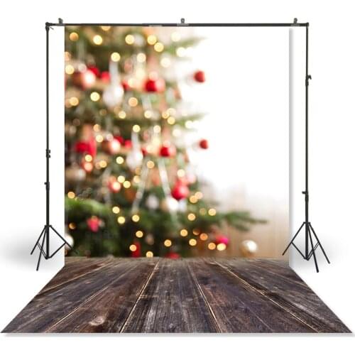 HUAYI Photography Backdrop Newborns Baby Birthday Studio Photo Background Christmas Trees Holiday Party Photo Backdrops XT-5991