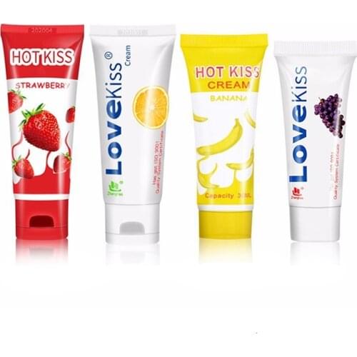 25/30/50ml Sex Lubricant Water-based Grape/Banana/Strawberry/Lemon Sex Oil Silk Touch Vagina Anal Gel Sex Toys Adult Products