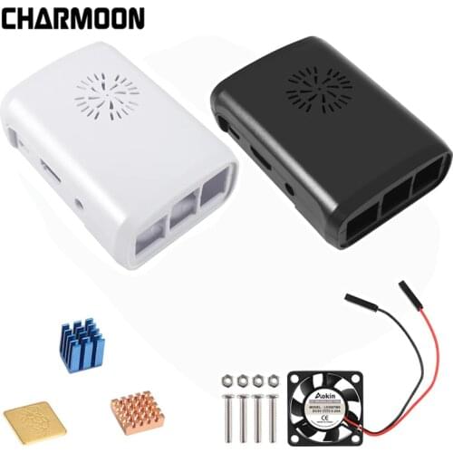 For Raspberry Pi 3 case ABS enclosure Raspberry pi 2 box shell from the Raspberry Pi Foundation+Cooling Fan