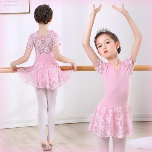 Lace Girl Ballet Dance Dress For Girls Leotard Ballerina For Child Dance Clothes Kid Tutu Ballet Costumes Girl Leotard Dancing