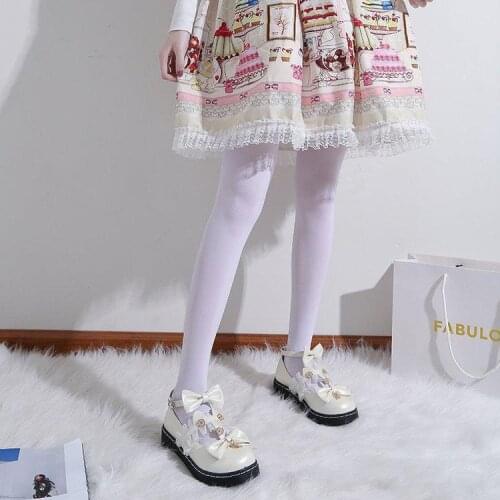 Japanese Lolita small leather shoes female 2021 spring new soft girl doll college style student flat lolita shoes