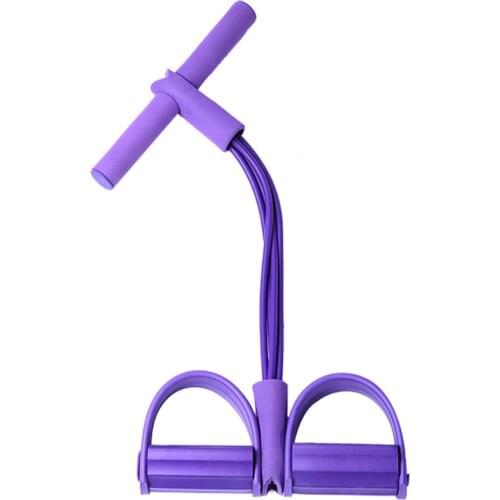 Multifunctional Four-tube Pedal Puller Pedal Pull Rope Leg Pull Rope Sit-ups Abdomen Fitness Equipment