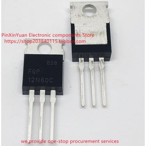 New original 5PCS/LOT 12N60C MOS field effect transistor FQP12N60C TO-220 iron seal 12A600V In stock