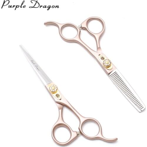 6" 17.5cm 440C Purple Dragon Dog Scissors Cats Grooming Scissors Straight Shears Thinning Shears Pet Scissors Dropshipping Z9105