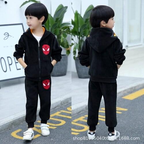 Toddler Girl Clothes Winter Kids Sport Suits Children Clothing Sets T-shirt+Pants 2Pcs Cotton Boys Clothes Tracksuits For Girls