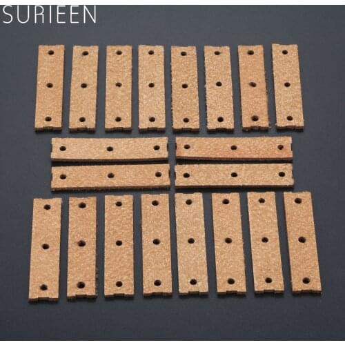 20 Pcs Hunting Microfiber Leather Slingshot Pouches Pouch For Outdoor Shooting Catapults Sling Shots Bow Replacements 60*14mm