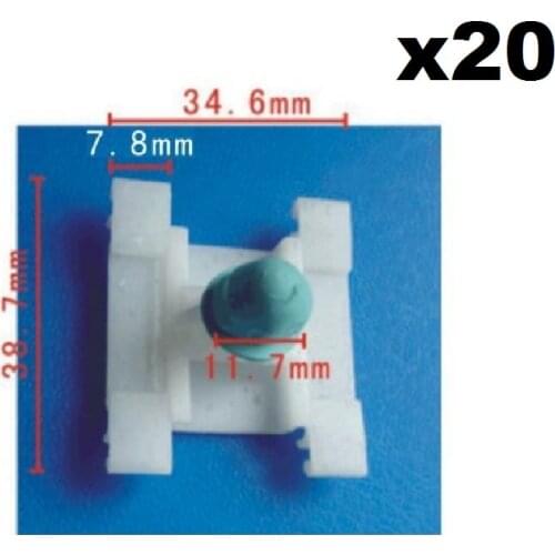 FOR FORVW GOLF MK3 FORGTI VENTO DOOR TRIM CLIPS EXTERIOR MOULDING VR6 1H0853585B x20 plastic clips