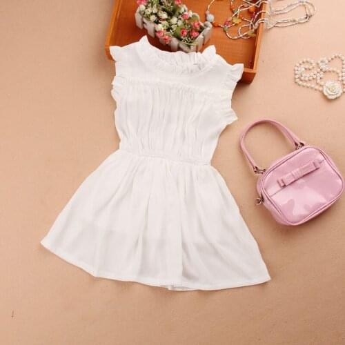 Girls Dress Kids Dresses For Girls Clothes 2019 Summer Children Clothing Chiffon Sleeveless Princess Dress Girl Vestidos 1-7Y