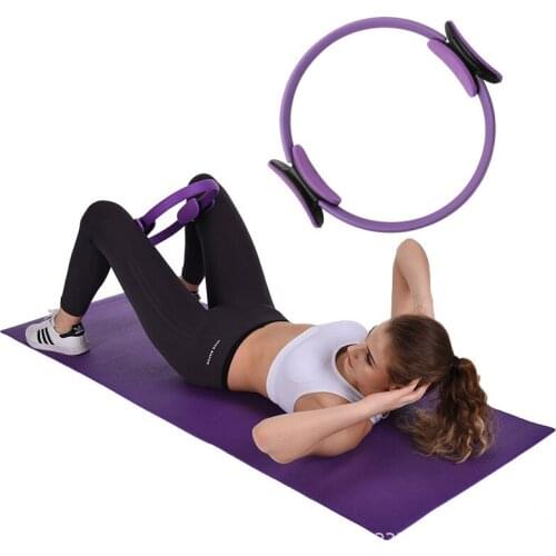 Professional Yoga Circle Pilates Magic Ring Women Girls Training Muscle Pilates Circle Wrap Slimming Body Fitness Equipment