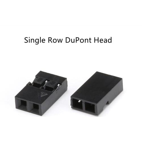 DuPont Head 2.0mm Connector Plug Single Row Plastic Shell Housing 2/3/4/5P