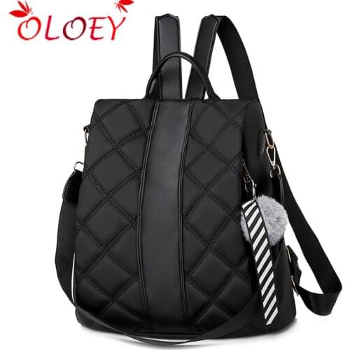 Luxury female backpack 2020 new Oxford cloth travel bag youth girl student schoolbag brand designer design bag