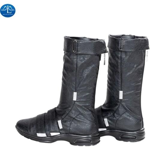 The Falcon and the Winter Soldier Cosplay Boots the Winter Soldier Leather Shoes Custom Made Superhero Halloween Footwear