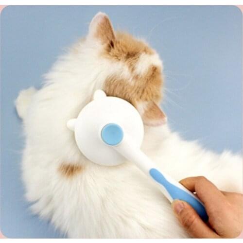 Pet Cat Dog Brush Pet Dog Hair Special Needle Comb Cat Hair Cleaner Cleaning and Beauty Products with 3 Colors L