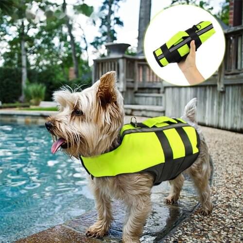 Reflective Pet Swimsuit Adjustable Dog Life Jacket Detachable Air Bag Outdoor Reflective Portable Safety Vest