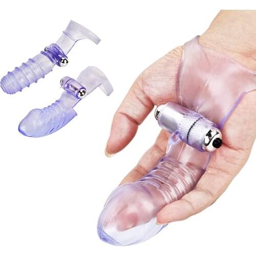 Masturbator Female Finger Sleeve Vibrator G Spot Massage Clit Stimulate Vibrator Sex Toys For Women
