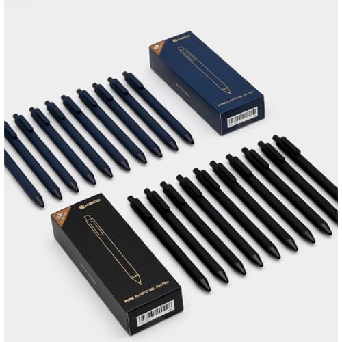 10Pcs/Lot Original KACO 0.5mm Xiomi Mi Signing Pen Gal Ink Smooth Writing Durable Signing writing supplies Black Refill