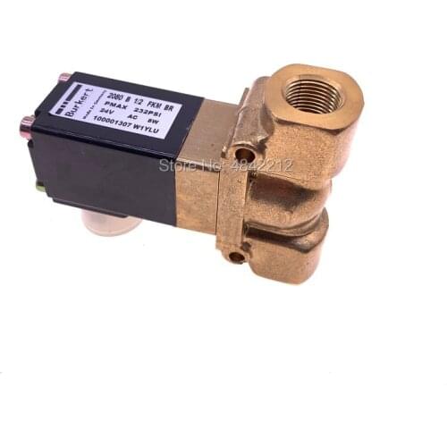 Free shipping 2pcs/lot solenoid valve 100008870/ 100001307 for CompAir screw air compressor parts