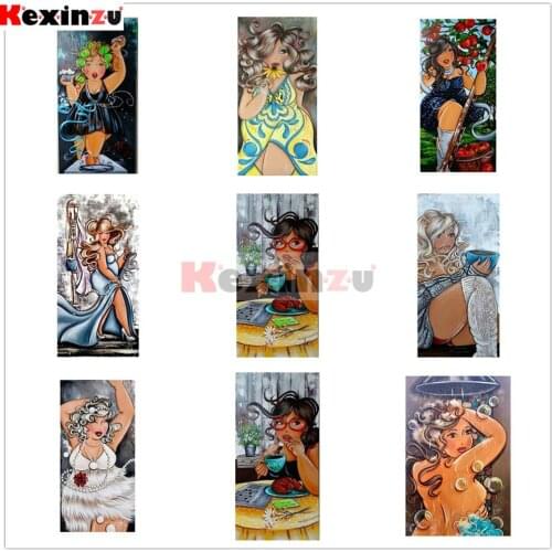 5D Diy Full Square Round Stone Resin Diamond Painting Cross Stitch Dutch Woman Embroidery Diamant Mosaic Friend Gift XFY02