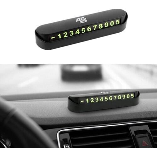 Car Temporary Parking Card Phone Number Card Plate Sticker for Mazda 3 mazda 6 CX 5 CX-5 CX3 323 Axela Atenza Accessories