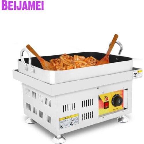 BEIJAMEI New Arrival Commercial Spicy Korean style Stir Fried Rice Cake maker Electric Korean fried rice cake machine price