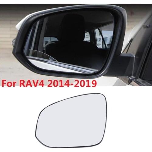 CAPQX For Toyota RAV4 2014 2015 2016 2017 Side Rear View Mirror Glass Car Rearview Mirror Reversing Lens With Heating or Not