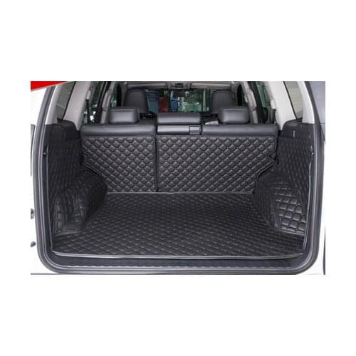 Car Travel )Good! Special trunk mats for Toyota Land Cruiser Prado 150 5seats waterproof boot carpets for Prado 2015-2010