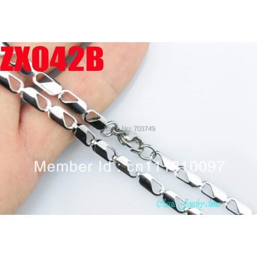 14"-38" 4.5mm stainless steel smooth chain Jewelry womens necklace chains 20pcs ZX042B