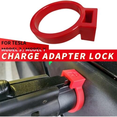 J1772 Tesla Model 3 / Model Y Charge Adapter Charging Lock safety protection Car Accessories