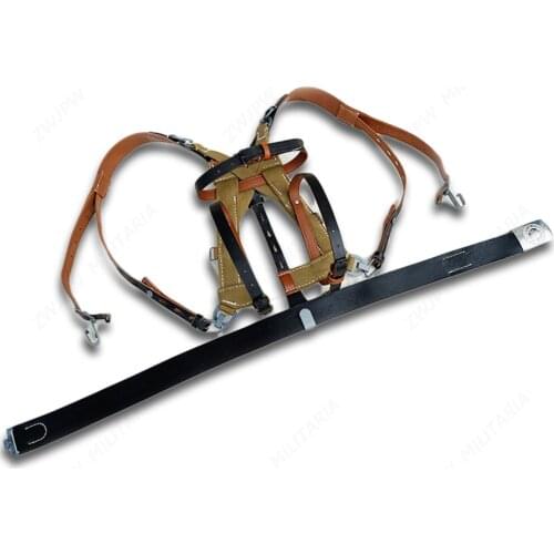 WWII WW2 GERMAN EQUIPMENT COMBINATION SOLIDER BELT AND Y STRAPS