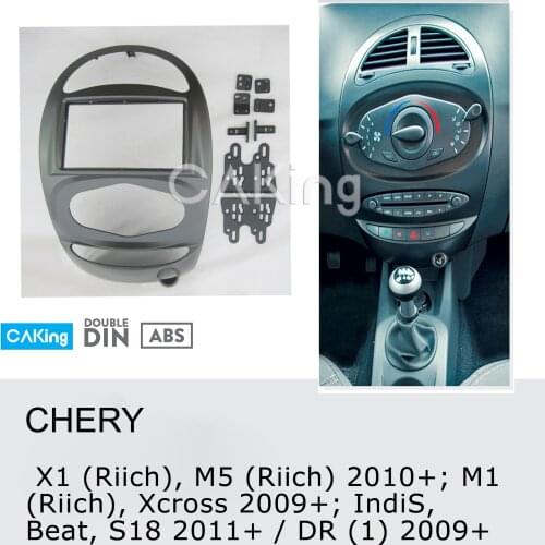 Dash Kit For CHERY X1 (Riich), M5 (Riich) 2010+; M1 (Riich), Xcross 2009+; IndiS, Beat, S18 2011+ / DR (1) 2009+ Adapter Console
