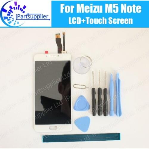 Meizu M5 Note LCD Display+Touch Screen 100% Original LCD Digitizer Glass Panel Replacement For Meizu M5 Note +tools+adhesive