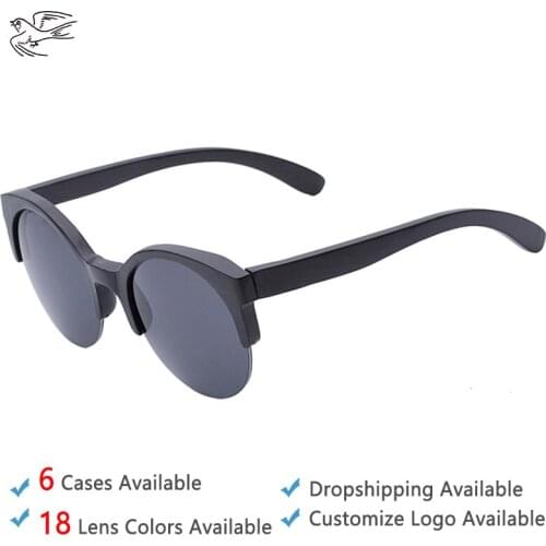 Man Bamboo Frame Sunglasses Round Designer Sunglasses Men Round Brand Designer Sun Glasses Mens lunette soleil homme GB014