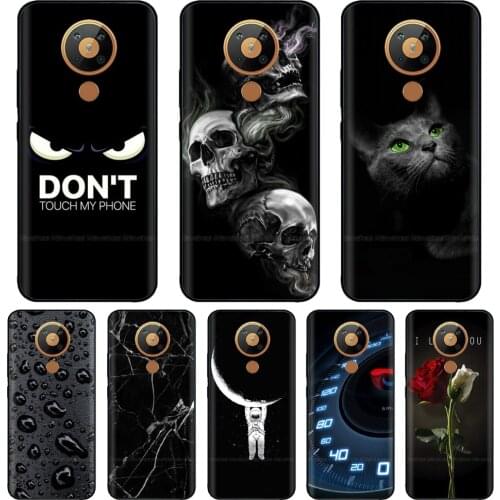 For Nokia 5.3 Silicone Case Soft Tpu Back Cover for Nokia 5.3 3.4 Bumper Printed Silicon Case for Nokia3.4 Nokia5.3 Phone flower