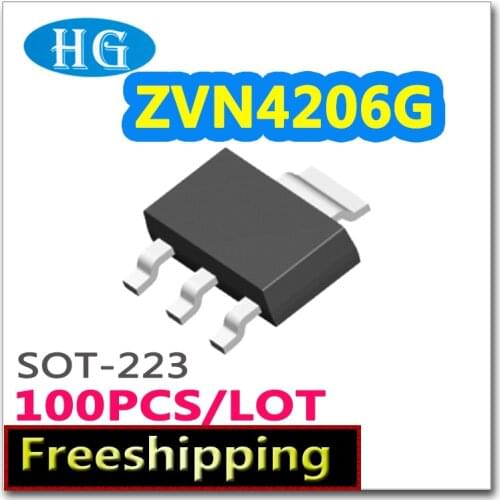 Smd ZVN4206G 100PCS 1000PCS SOT223 N-channel 60V 1A pdf inside mosfet