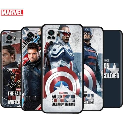 The Falcon and the Winter Soldier For Xiaomi Redmi Note 10S 10 9 9S 9T 8T 8 7 6 5 Pro Max 5A 4X 4 5G Soft Silicone Phone Case