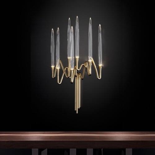 Modern Indoor Led Wall Lights Gold Led Wall Lamp For Bedroom Decor Living Room Led Sconce Loft Bar Corridor Wall Light Luminaire