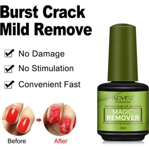 15ml Nail Polish Burst Remover UV Nails Gel Practical Remover Easily Liquid Nail Degreaser Remove Sticky Layer For Manicure