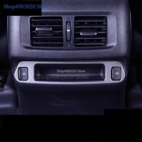 Styling garnish trim inner rear back tail USB exhaust outlet Air conditioning Vent 1pcs For Nissan Terra 2018 2019 accessories