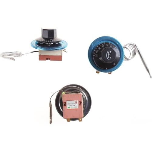 30-110/60-200/ 50-300 Centigrade Ceramic Base Mechanical Thermostat Water Heater Temperature Switch 220V AC 16A